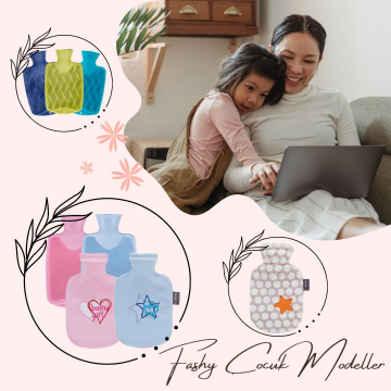Fashy 6505-43 Polar Kılıflı Çocuk Sıcak Su Torbası - Pembe