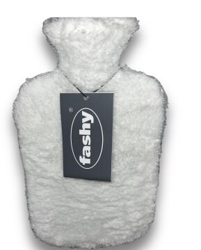 Fashy 67381-11 Peluş Kılıflı Sıcak Su Torbası - Beyaz