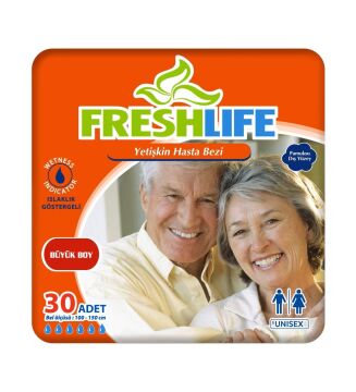 Freshlife Belbantlı Yetişkin Hasta Bezi - Large