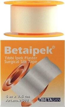 Betaipek İpek Flaster 2,5 cm x 5 m - 10 Adet