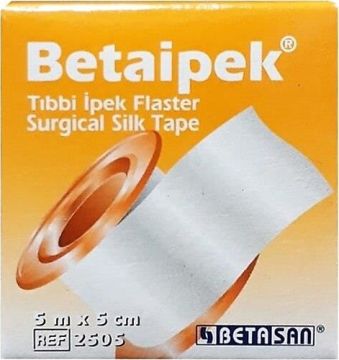 Betaipek İpek Flaster 5 cm x 5 m - 10 Adet