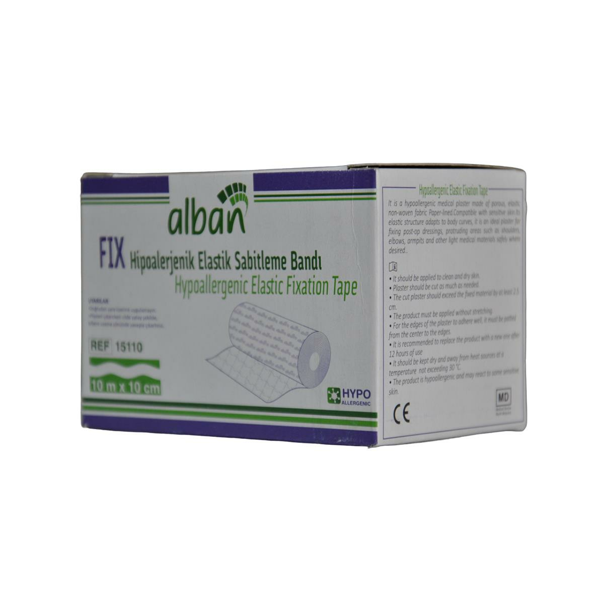Albanfix Hipoalerjenik Flaster 10 cm x 10 m - 5 Adet