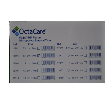 Octacare Kağıt Flaster 2,5 cm x 10 m - 12 Adet