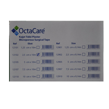 Octacare Kağıt Flaster 2,5 cm x 10 m - 12 Adet