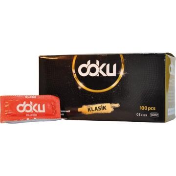 Doku Klasik Prezervatif (100 Adet) 100 adet