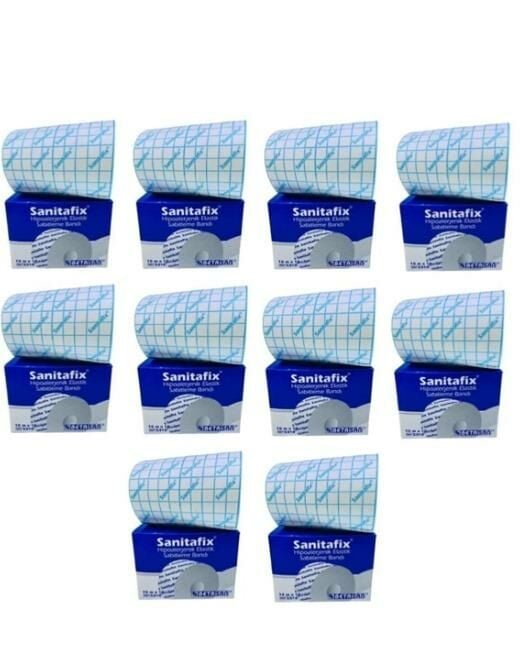 Sanitafix Hipoalerjenik Flaster 10 cm x 10 m - 10 Adet