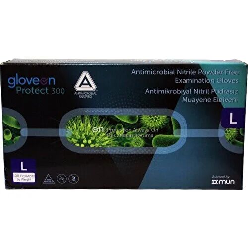 Gloveon Nitril Pudrasız Large Eldiven 100 Adet