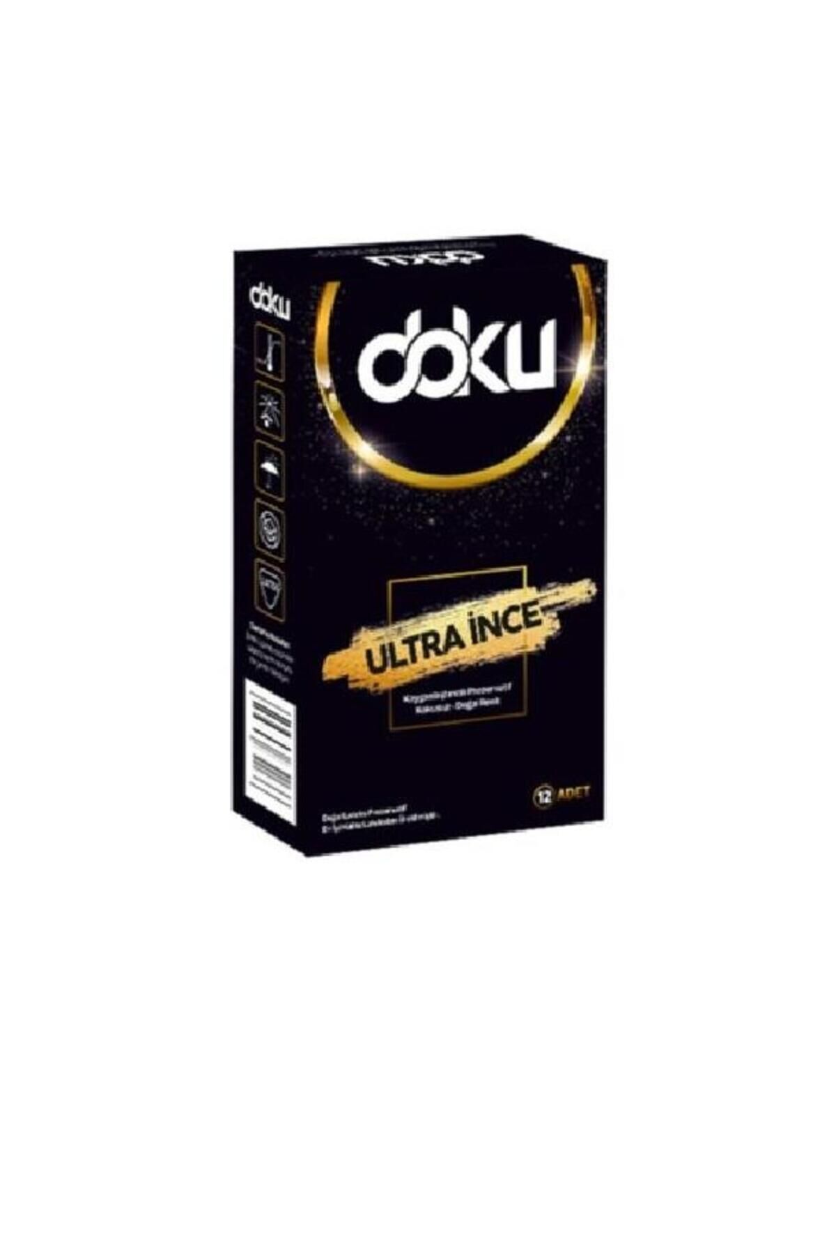 Kayganlaştırıcı Prezervatif Ultra Ince 12 Adet Tek Kutu