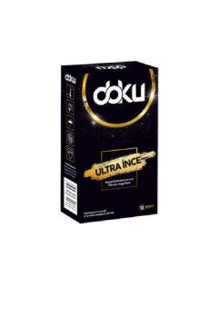 Kayganlaştırıcı Prezervatif Ultra Ince 12 Adet Tek Kutu