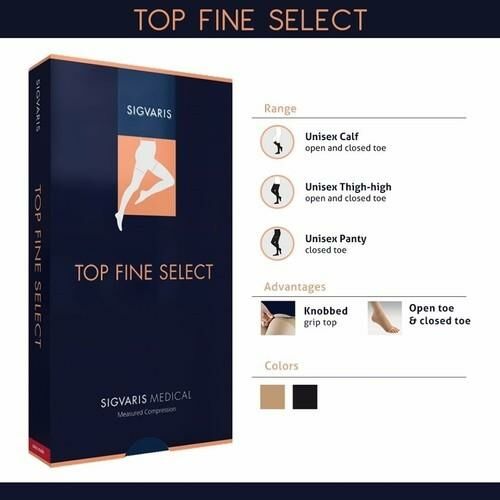 Varis Çorabı Tf Select Diz Üstü Burnu Açık         Sigvaris M Short