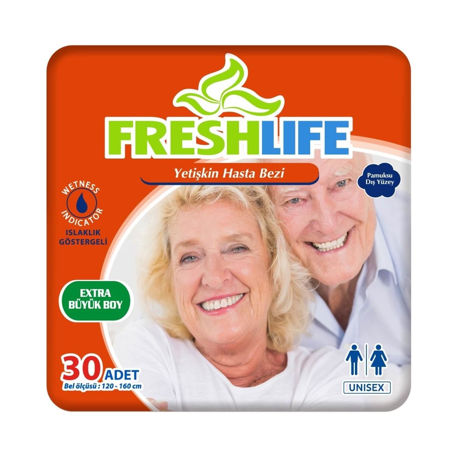 Freshlife Belbantlı Yetişkin Hasta Bezi - XLarge