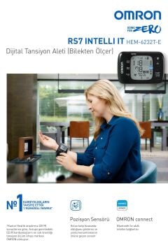 Omron Rs7 Intelli It HEM-6232T-E Bilekten Ölçer Tansiyon Aleti